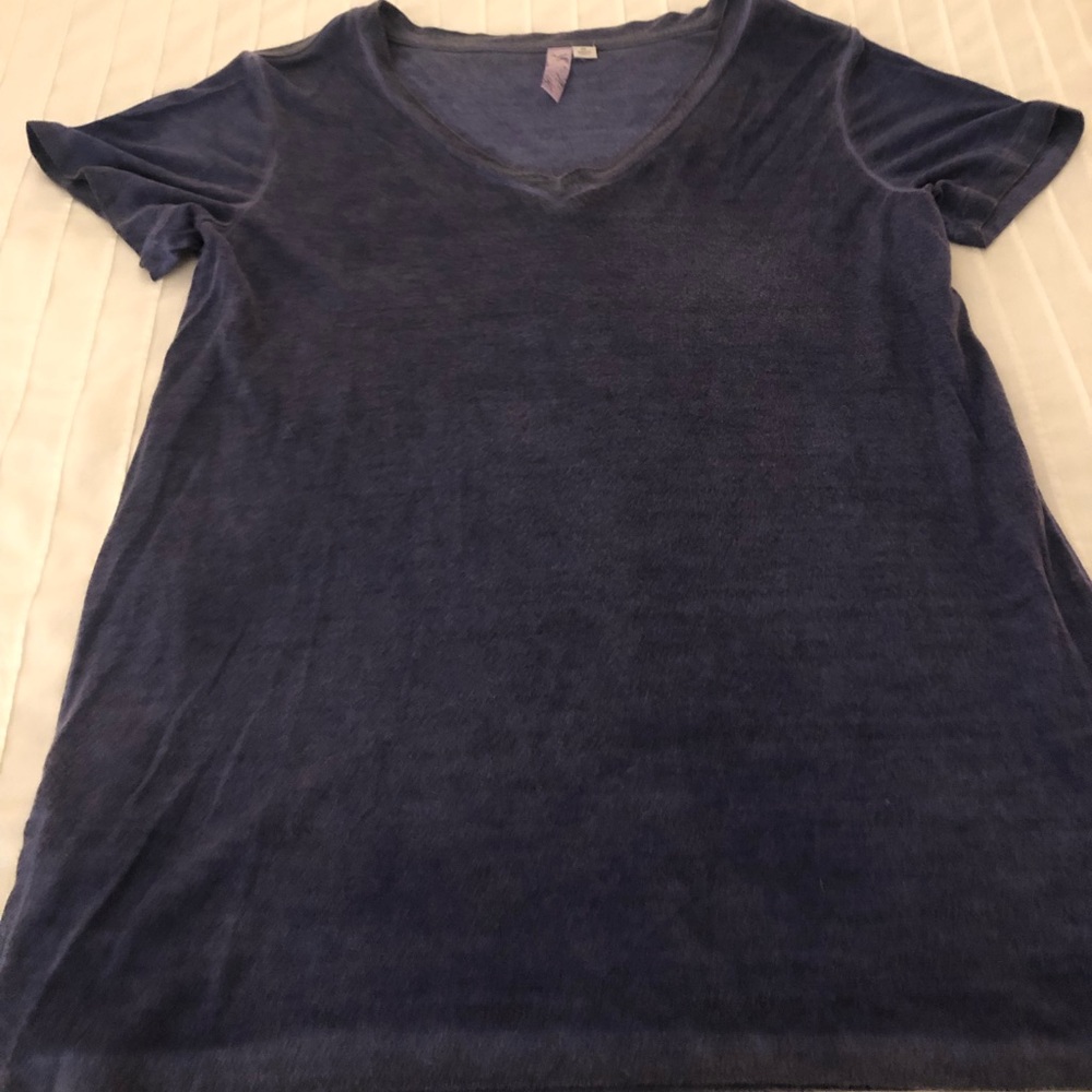 Washed blue shirt